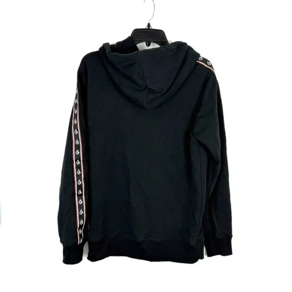 Volcom Men’s Black Zip Up Hoodie Size Small